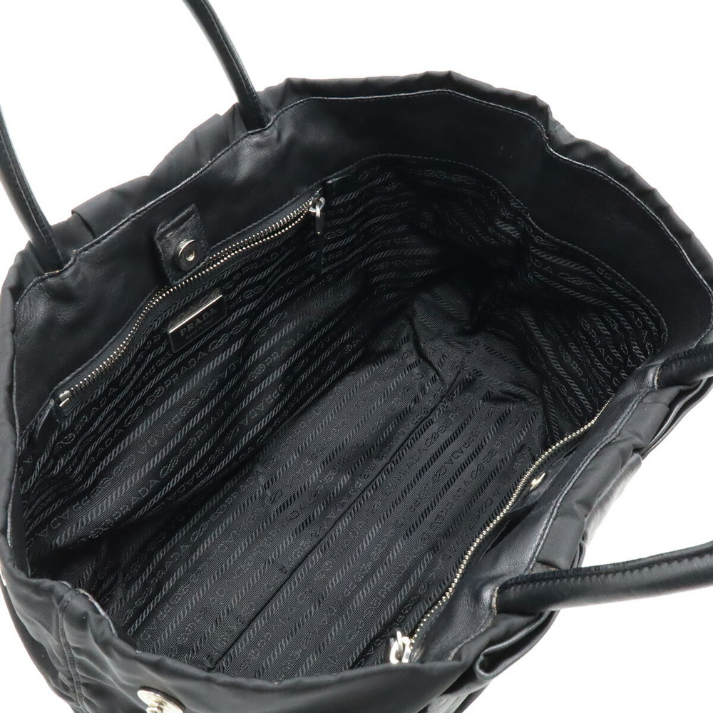 PRADA tote bag handbag ribbon black - Picture 5 of 8